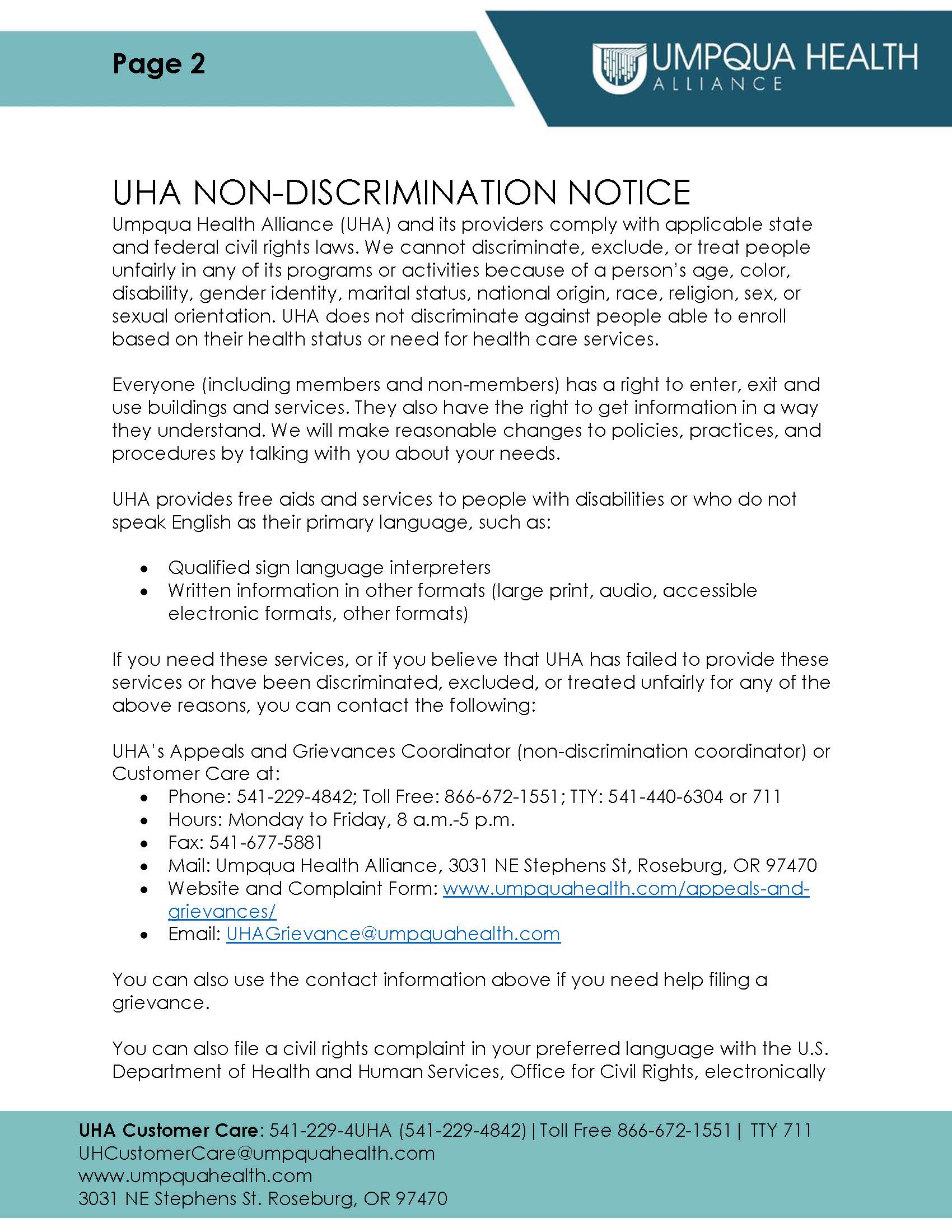 Member Handbook - Page 2