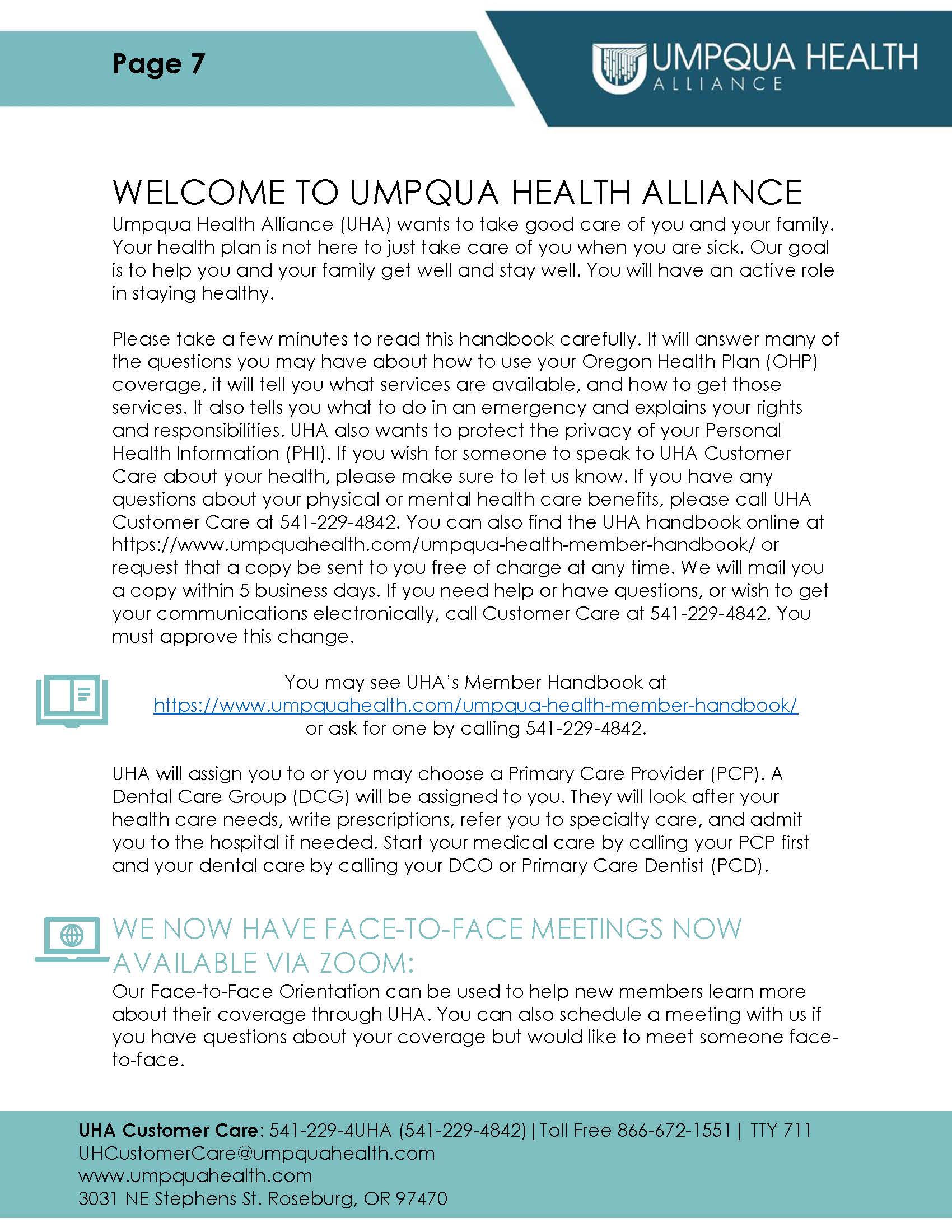 Member Handbook - Page 7