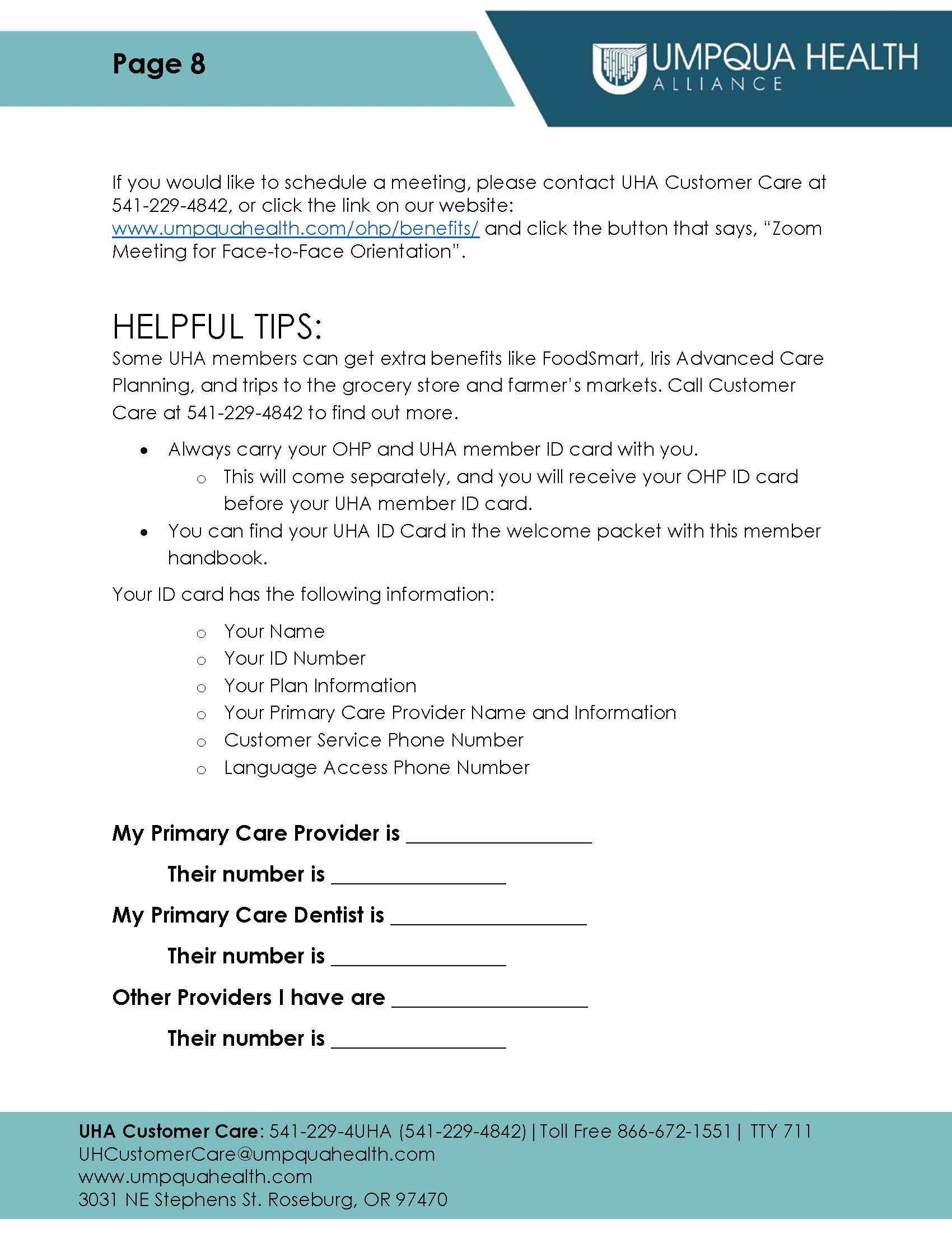 Member Handbook - Page 8