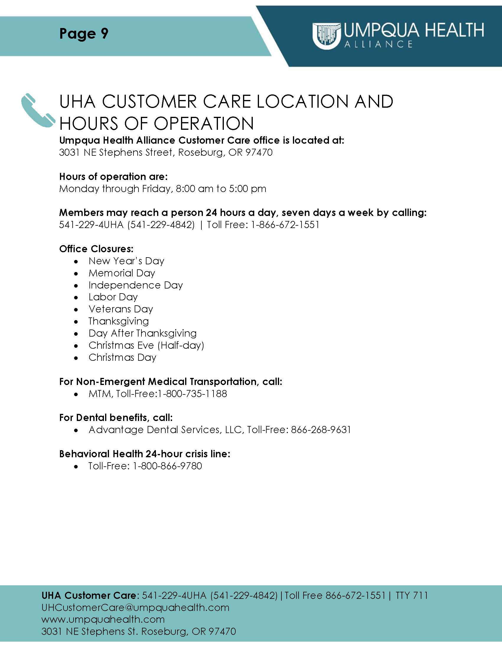 Member Handbook - Page 9