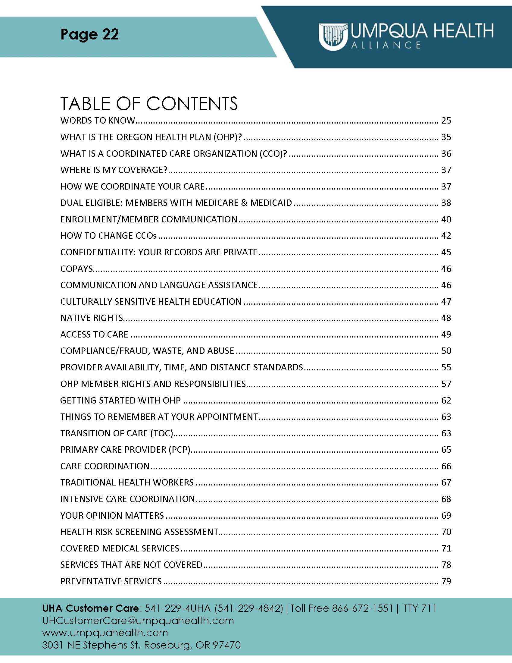 Member Handbook - Page 22