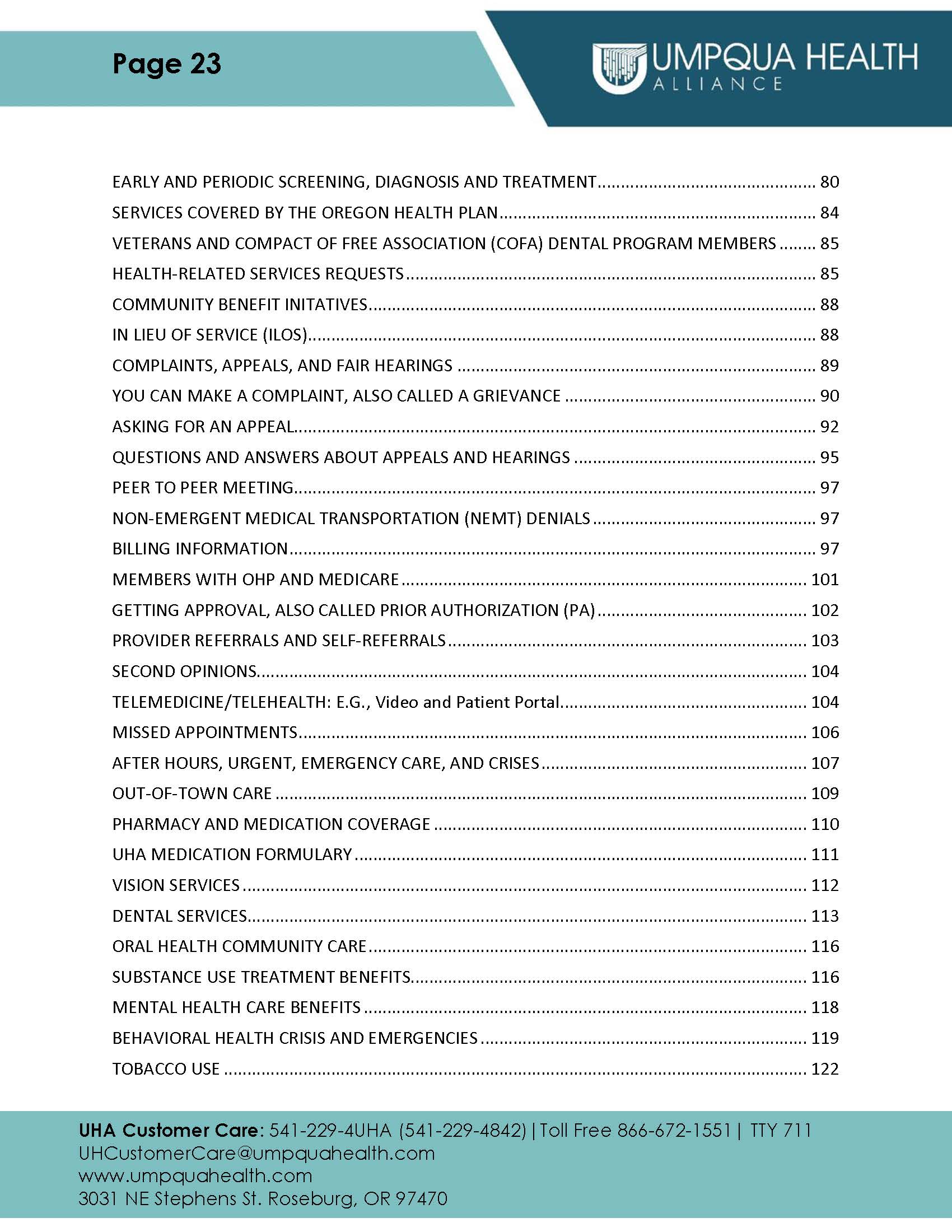 Member Handbook - Page 23