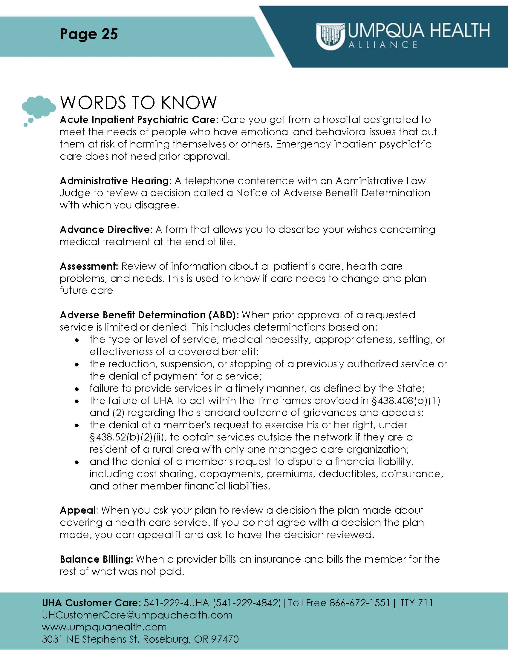 Member Handbook - Page 25