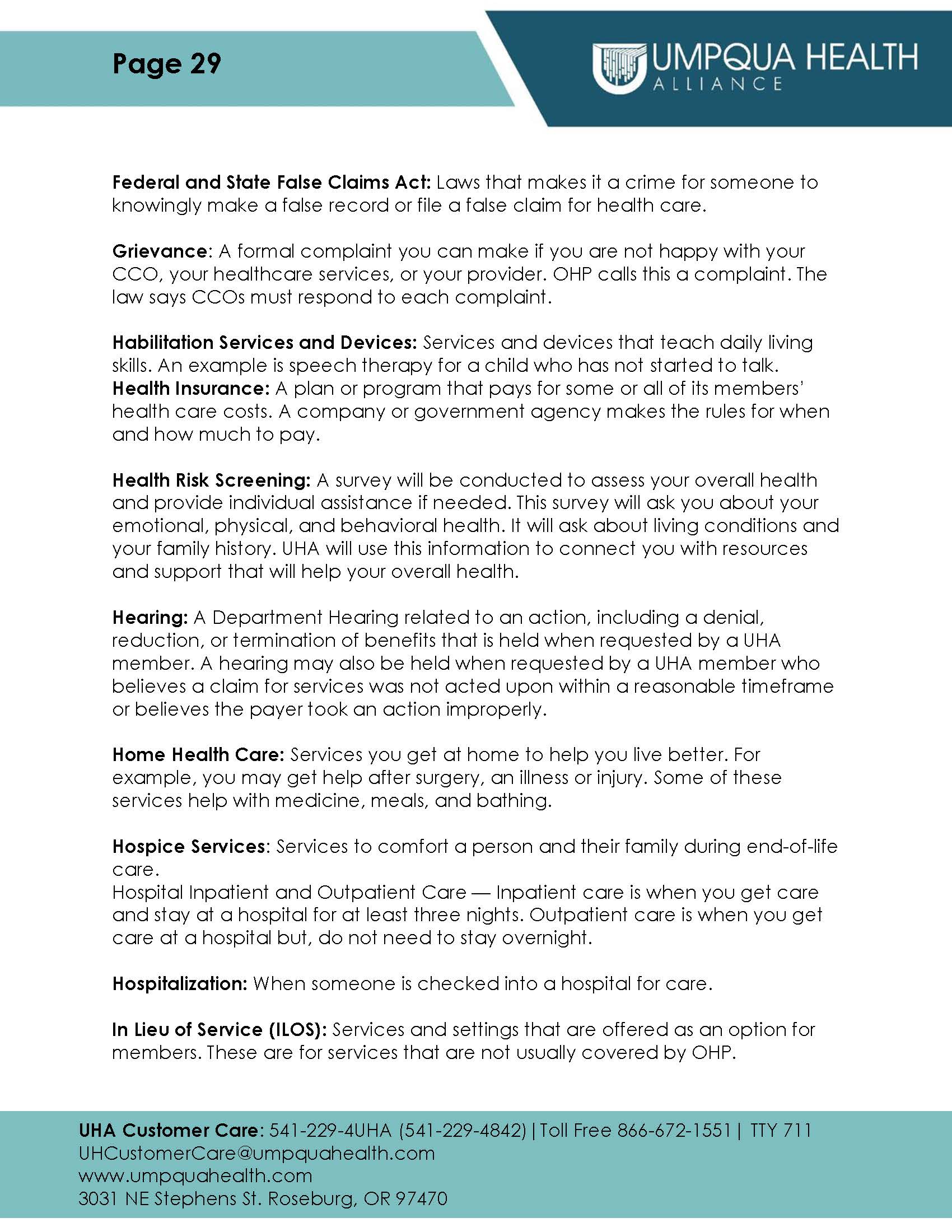 Member Handbook - Page 29