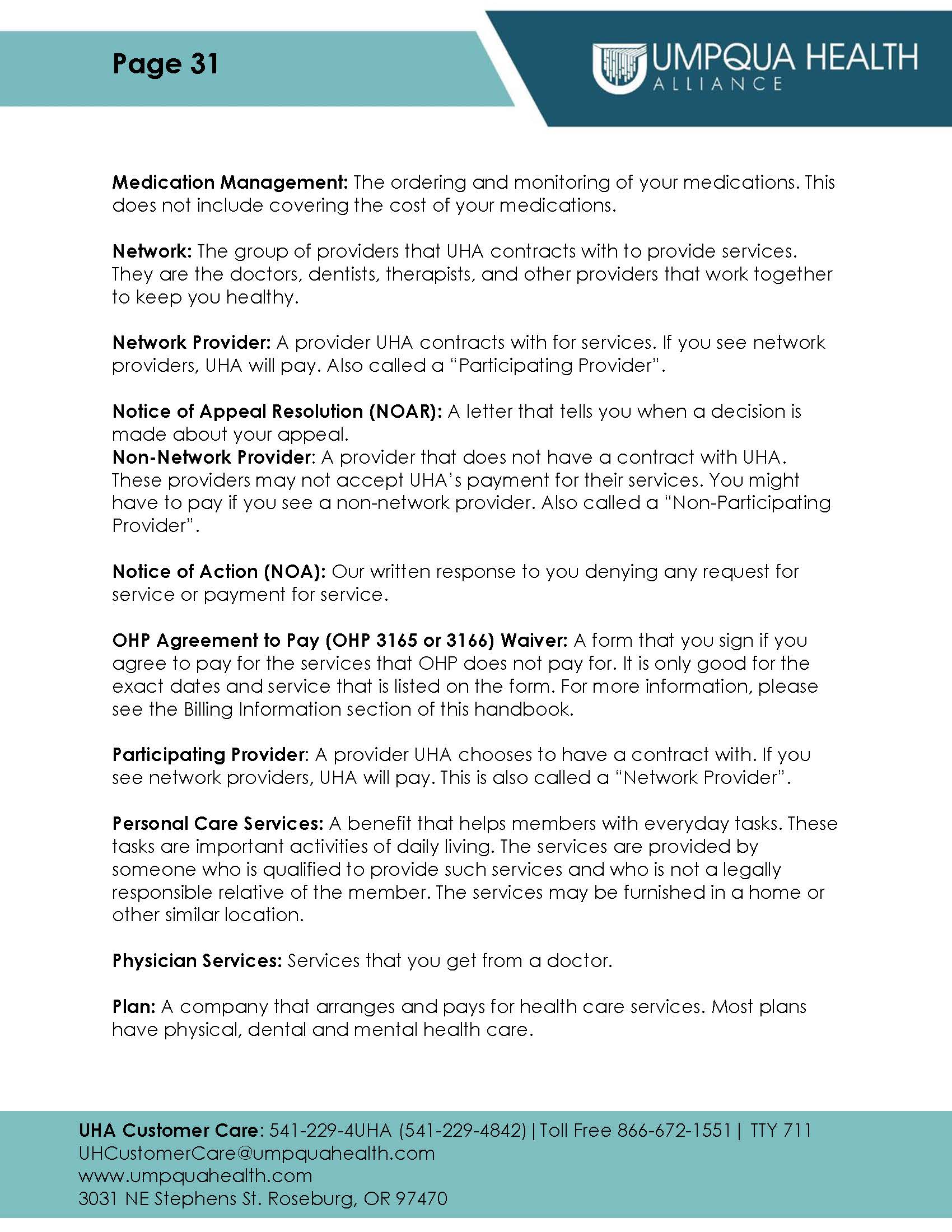 Member Handbook - Page 31
