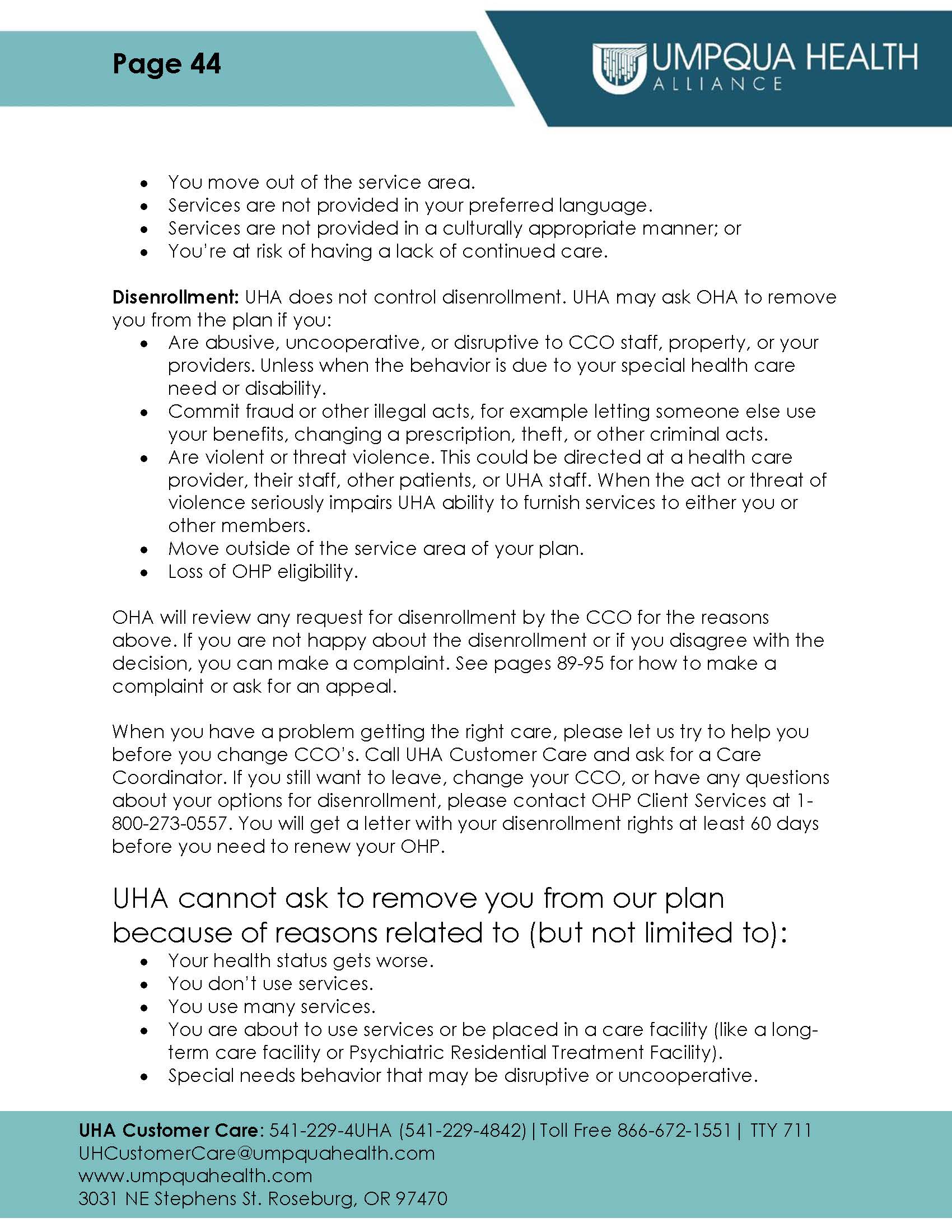 Member Handbook - Page 44