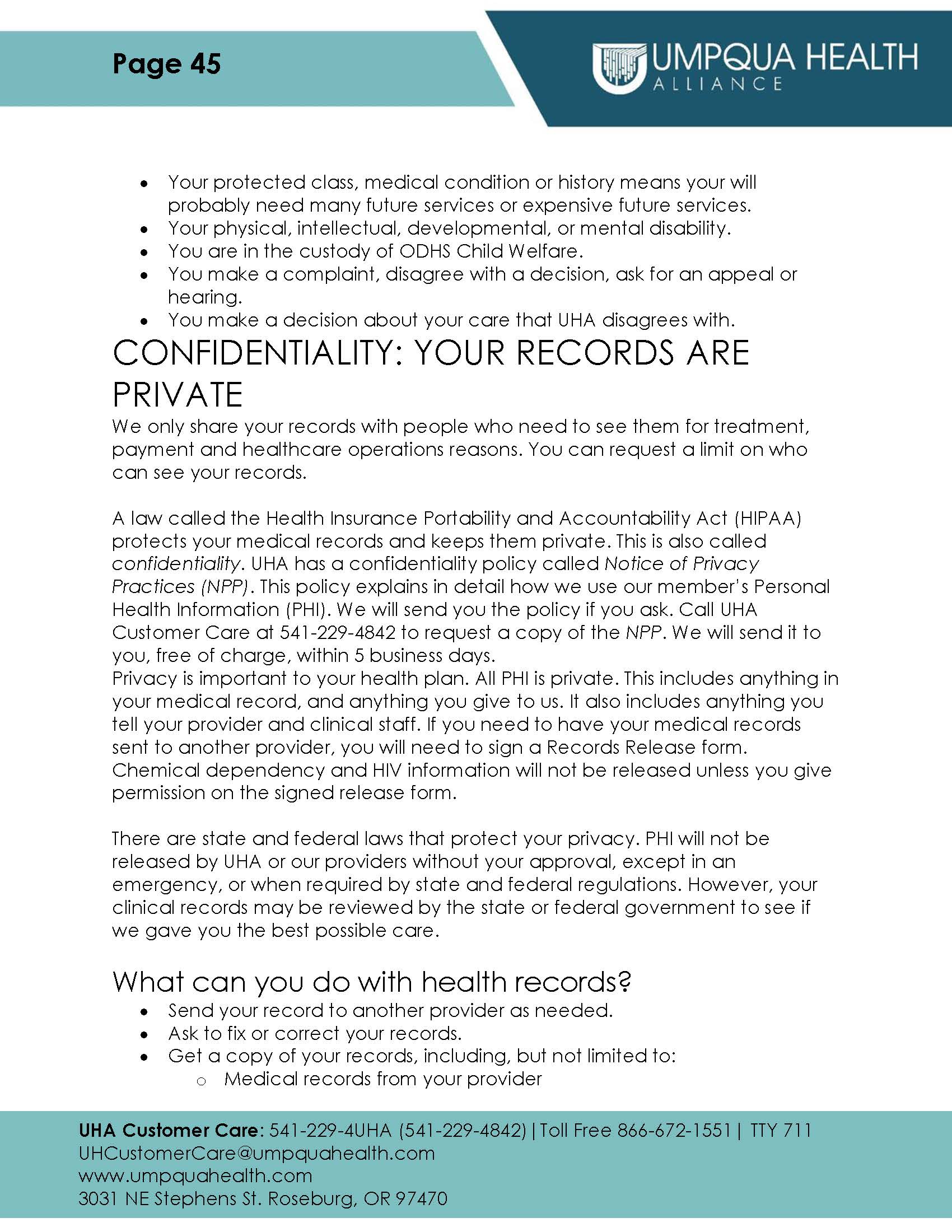 Member Handbook - Page 45