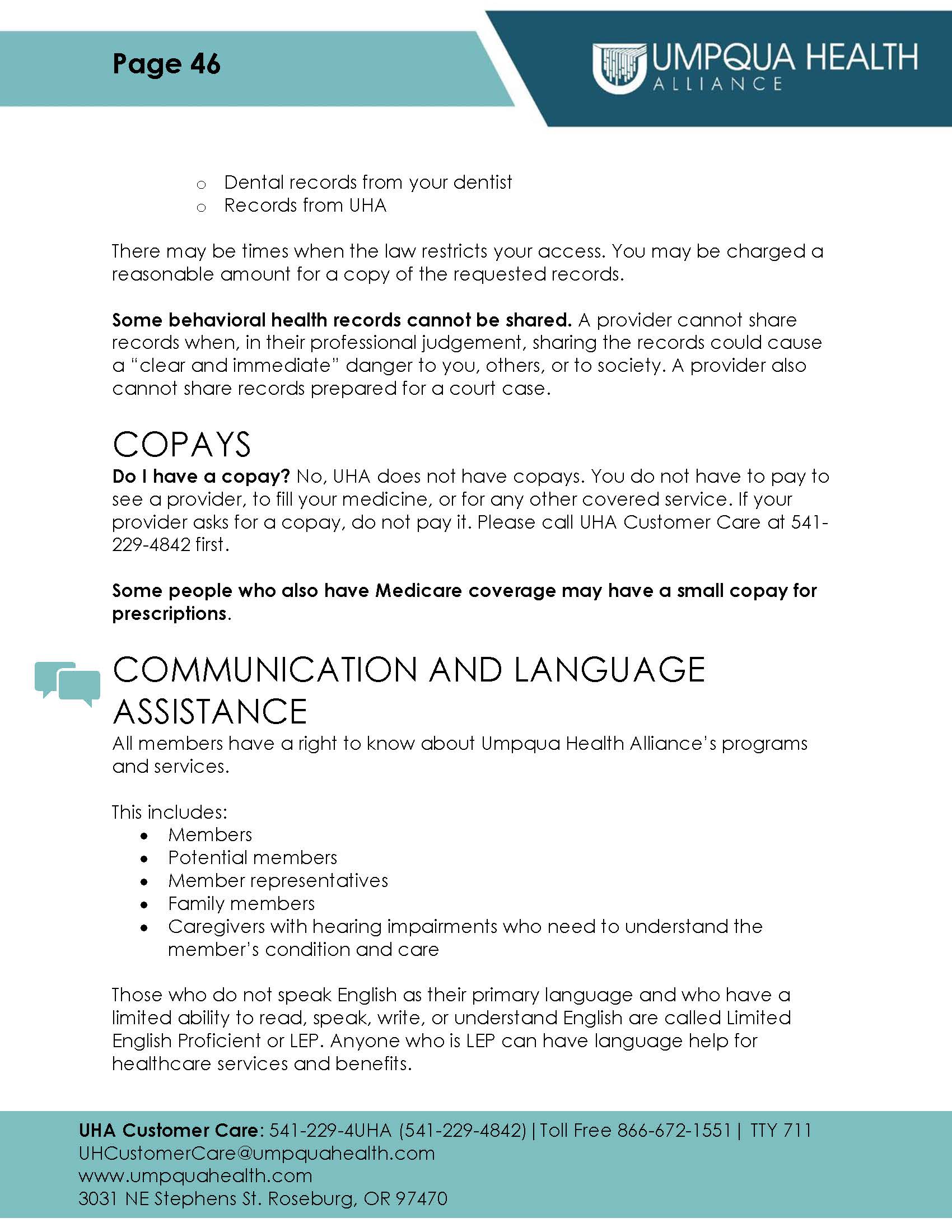 Member Handbook - Page 46