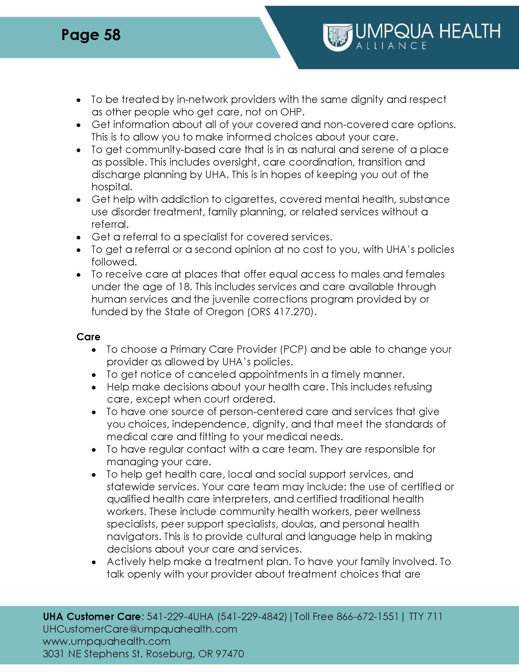 Member Handbook - Page 58