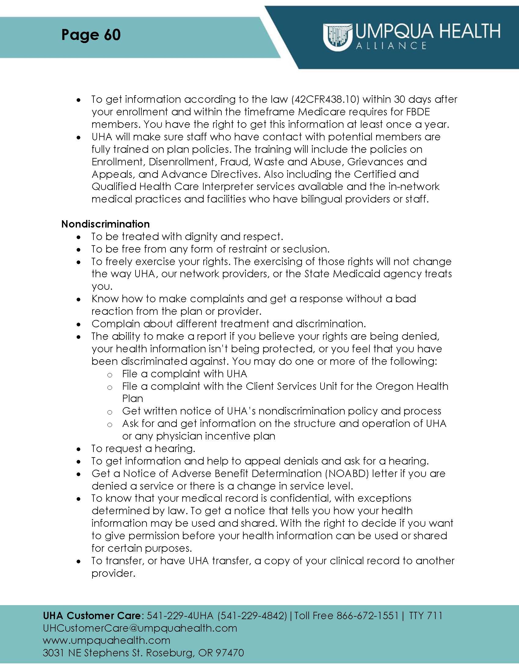 Member Handbook - Page 60