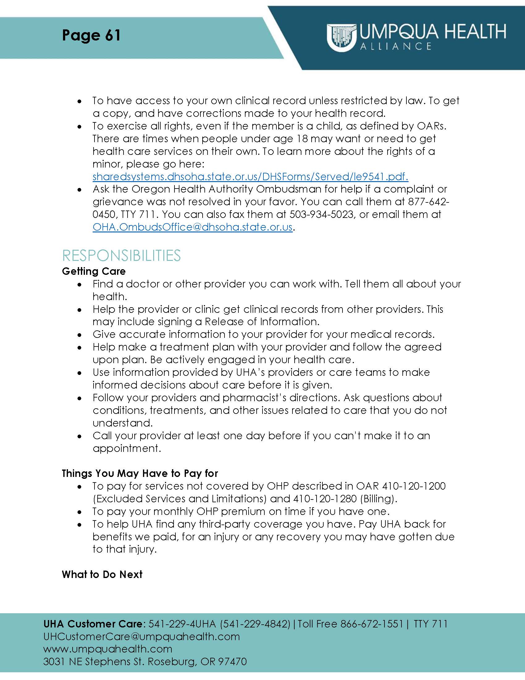 Member Handbook - Page 61