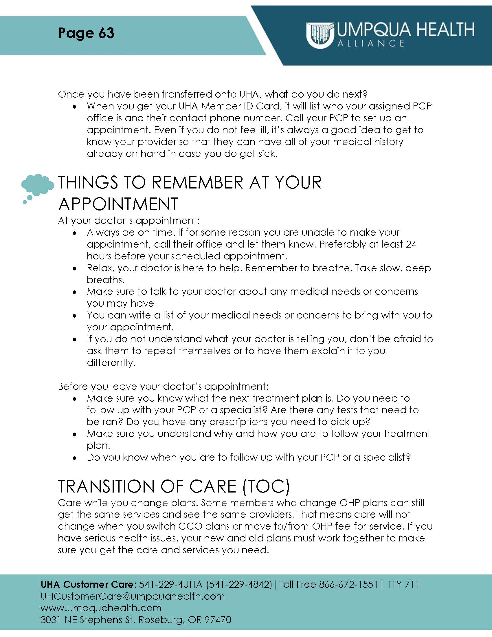 Member Handbook - Page 63