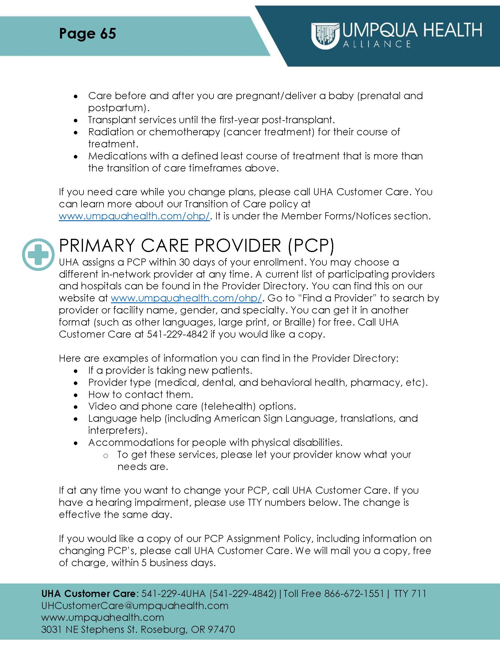 Member Handbook - Page 65