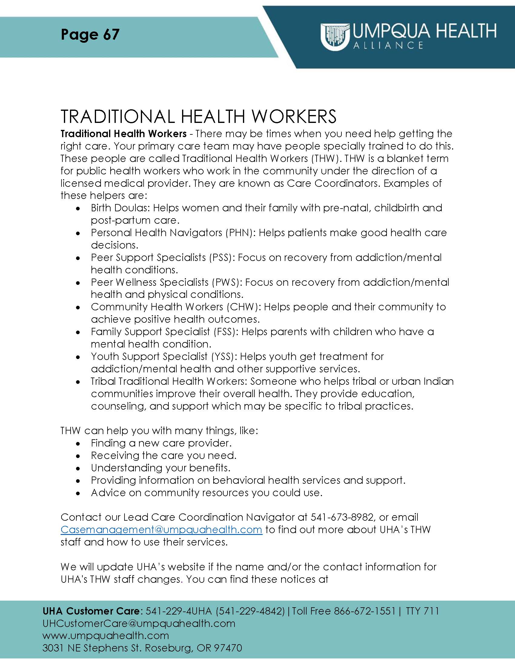 Member Handbook - Page 67