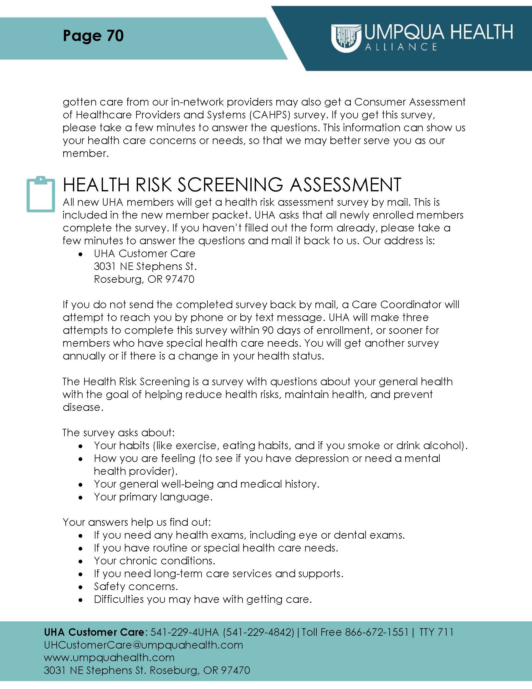 Member Handbook - Page 70