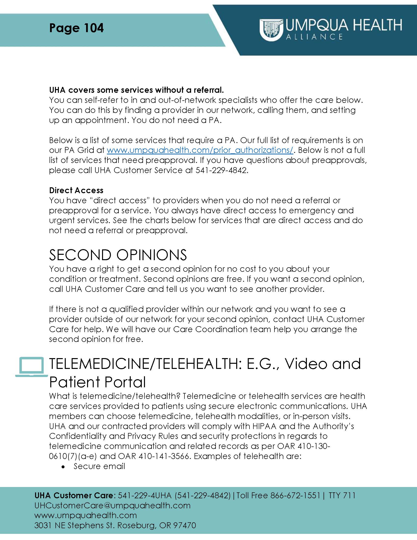 Member Handbook - Page 104