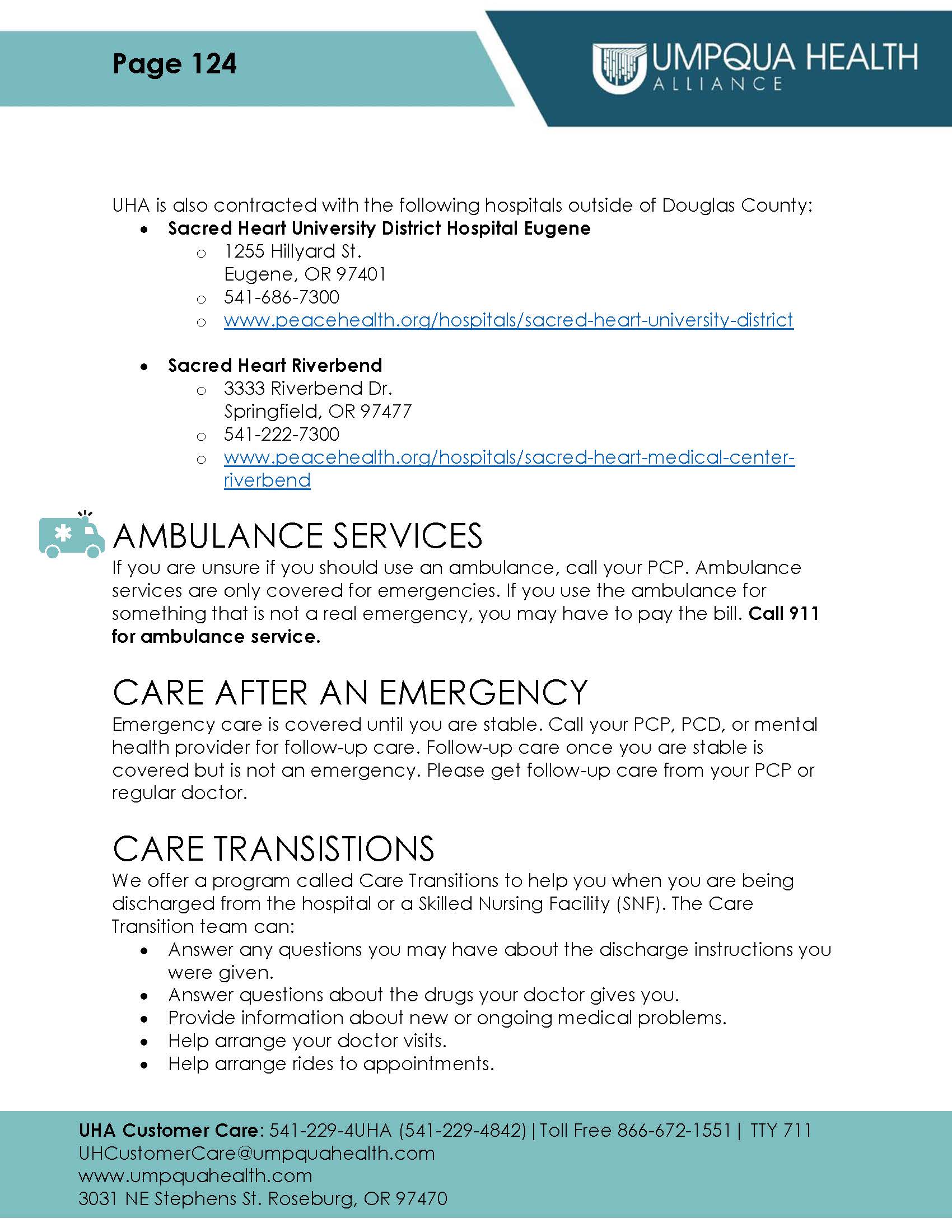 Member Handbook - Page 124