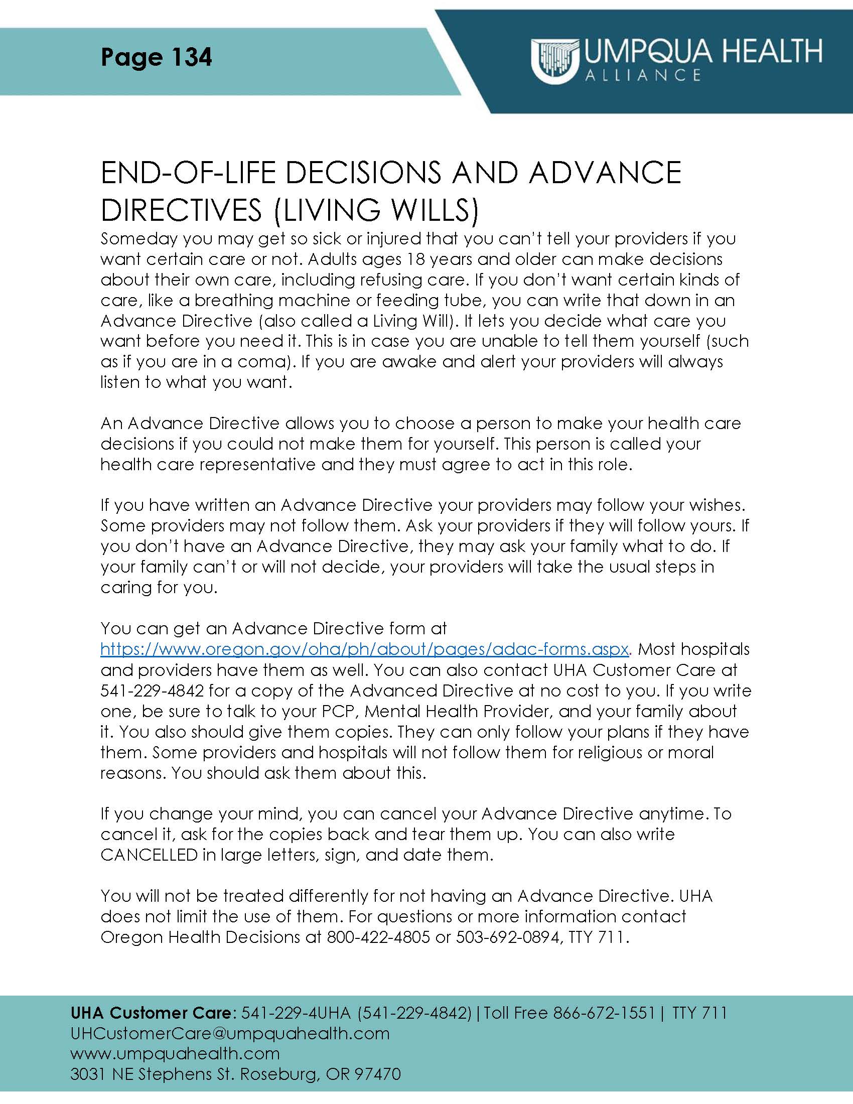 Member Handbook - Page 134